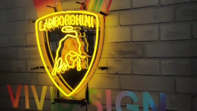 最終値下げ‼️LAMBORGHINI ランボルギーニ LED3Dネオン看板 ‼️ Queen Sense 24